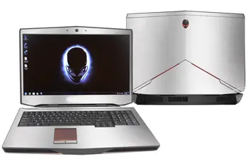 KH Laptop Nalepke Nalepke Kože Ogljikovih vlaken Usnja Kritje Zaščitnik 2019 Novo Alienware Področju 51M 17.3