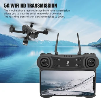 KF607 GPS Brnenje z Dual Camera 4K 1080P Kamera 5G Wifi FPV Optični Tok Položaja RC Quadcopter, Helikopter RC Brnenje VS SG106