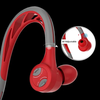 Remax RB-S20 vratu-vgrajena brezžična tehnologija Bluetooth športne slušalke z mikrofonom za zmanjšanje hrupa IPX4 nepremočljiva glasbo, slušalke