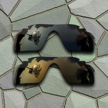 Siva, Črno-Srebrno Bakreni Polarizirana sončna Očala Zamenjava Leč za Oakley Radarlock Pot Odvajati