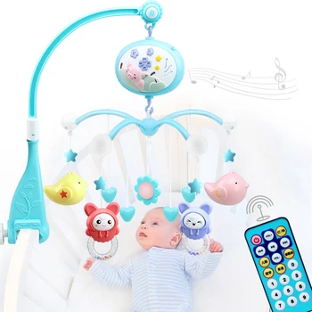 Otroška Posteljica Mobilnih telefonov, Ropota Igrače Posteljo Bell Vrtiljak Za Posteljice Projekcija Dojenčki Infant Igrača 0-12 mesecev Za Novorojenčke