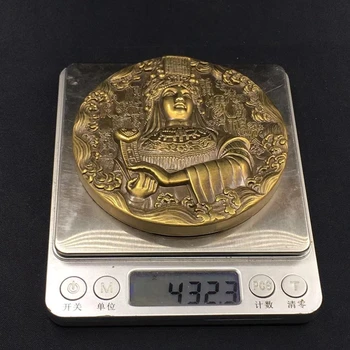 90 mm Mazu Medaljo Kitajskega Morja Boginja kovanec brezplačna dostava 432g