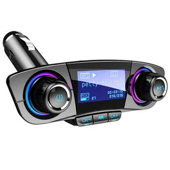 ACCNIC LED Roke Brezplačni Brezžični Bluetooth4.0 FM Oddajnik Aux Modulator Avto Auto Audio MP3 Predvajalnik Dvojni Polnilnik USB