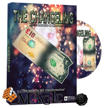 2017 Novo Changeling (DVD in Trikov) za Marc Lavelle in Titans blizu kartico magic trick izdelkov murphys / trgovina