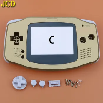 JCD 1PCS Celoten Sklop, Ohišje Lupino Primeru Zajema + Zaslona Objektiv Zaščitnik + Palica Oznaka za Gameboy Advance GBA Konzole
