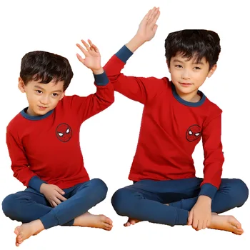 Otroci Pižame 2020 Jeseni Dekleta Fantje Sleepwear More Otroška Oblačila za Malčke Živali Risanka Pajama Določa Bombaž otroške Pižame