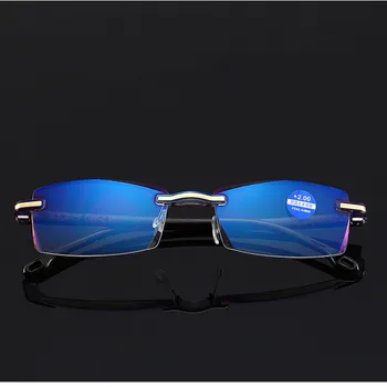 LONSY Modni Visoke Kakovosti Anti Modra Obravnavi Očala Za Moške, Ženske Dioptrije Kovinski Obravnavi Očala 1.0 1.5 2.0 2.5 3.0 3.5