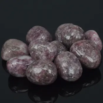 Večino Padle Lila Lepidolite Naravni Kamen Poliran Gemstone materiala za Wicca, Energije Kristalov Celjenja