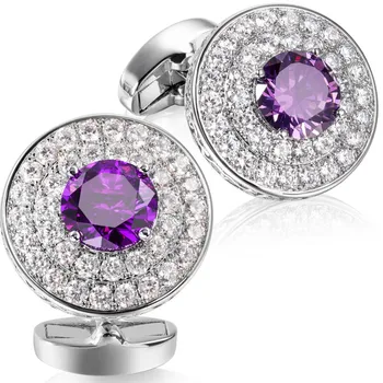 HAWSON Nov Prihod Jewellry Visoke Kakovosti Kristalno zapestne gumbe Za Moške Srajce Moda Poročno Darilo gumb Z Box