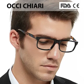 Modra Svetloba Blokiranje Očala Moških Recept za Očala Računalnik Očala Okvirji Za Moške gafas óculos masculino OCCI CHIARI MELE