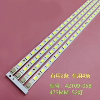 2 unids/lote par Changhong ITV42839E ITV42920DE LCD retroiluminada lámpara 42t09-05B pantalla T420HW07 V. 6 1 Uds = 52LED 472MM