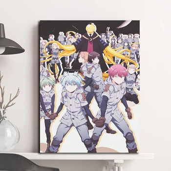 Platno Slike Wall Art Atentata v Učilnici Doma Dekor Plakat HD Natisne Anime Vlogo Modularni Slike Dnevna Soba Brez Okvirja