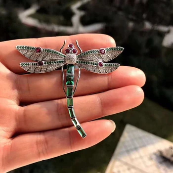 Amorita boutique Dragonfly design insektov pin moda broška