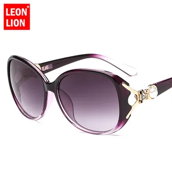 LeonLion 2021 Klasičnih Luksuzni Ženske Sončna Očala Velik Okvir Lady Sončna Očala Letnik Plastičnih Nakupovalnih Oculos De Sol Feminino