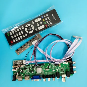 Komplet Za N173FGE-L23 TV LVDS USB remote, HDMI Signala krmilnik odbor digitalni 40pin VGA AV LED 1600X900 DVB-T, DVB-T2 WLED