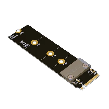 PCI-E 3.0 Riser Card M. 2 za NGFF za NVMe, da PCIe x16 Podaljšek Gen3 SATA Napajalni Kabel 32 G/sbt za BTC Rudar