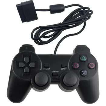 5pcs Žično Krmilnik za Igre za Sony PS2 P 2 Joypad Pad žično gamepad Šok dolg kabel palčko NYGACN NJP205 hitro ladjo