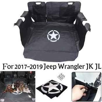 Pet Sedež Dokaz Zajema Pes Sedežnih prevlek za Jeep Wrangler JK JL 4-Vrata 07-19 viseči mreži, z Nepremočljiva Madeže-Odporno Hypoallergeni