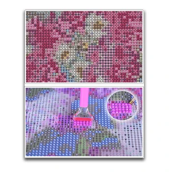 Rjavi medved ribolov pciture 3D diy POLNO diamond slikarstvo navzkrižno šiv kompleti diamond vezenje smolo vaja mozaik vzorec darilo