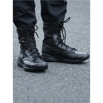 Moški Vojaško Taktično Črni Škornji Super Lahka Čevlji Posebnih Sil Vojske Boj Proti Čevlji Priložnostne Boot Botas Militares Tacticas Moški