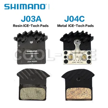 Shimano J03A J04C Blazine DEORE SLX XT Smole, Kovinske Ploščice Hladilne Fin Ice Tech Zavore Pad Gorskih M7000 M8000 M9000 M6000 M785 M675