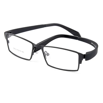 Gmei Optični Moških Titanove Zlitine Očala Okvir za Moške Očala Prilagodljiv Templjev Noge IP Galvanizacijo Zlitine Očala Y812