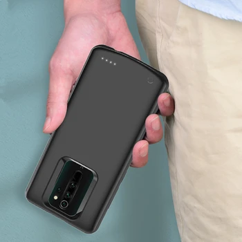 Vroče Za Xiaomi Redmi Opomba 8 8 Pro Baterije Primeru Telefon Stojalo Pokrov Pametne Moči Banke Za Redmi Opomba 8 Pro Polnilnik Primeru 6500mAh
