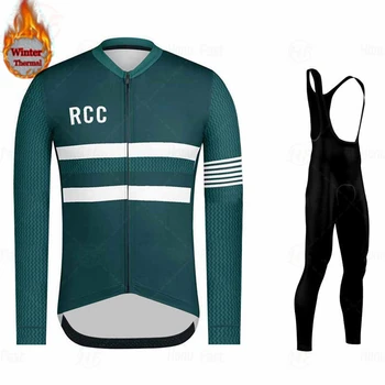 Na zimski Termalni Runo 2020 RKC Kolesarski Dres Dolgi Niz Cikel Oblačila za Šport Gorsko Kolo Oblačila ropa ciclismo Raphaing