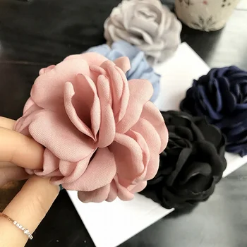 Koreja Krpo Umetnosti Rose Cvetje Broške za Ženske Modni Retro Oblačila Corsage Nakit Dodatki