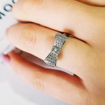 2021 nov modni Lok 925 sterling srebrni modni prstan za dekle ljubitelje ljubezen Valentinovo darilo nakit trgovini R5172