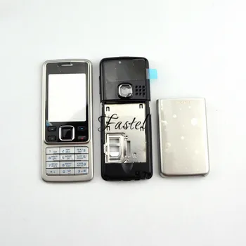 Za Nokia 6300 Brandnew popolno Popolno Mobilni Telefon Stanovanj, Kritje Primera+ angleškega ali ruskega Tipkovnica + Brezplačna Orodja