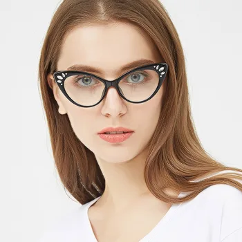 Modna Ženska Acetat Optična Očala Mačka Oči Ženske Recept Očala Okvir Ženski Pisane Očala Blagovne Znamke Oblikovalec