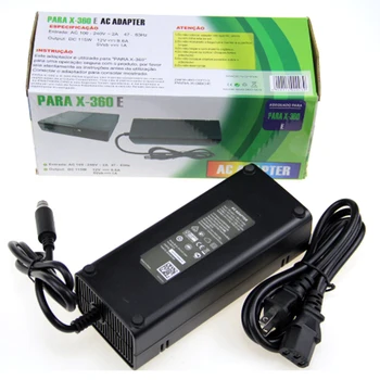 ZDA/EU Plug Doma Steno, Napajanje AC Adapter, Kabel, Kabel za Microsoft Xbox 360 E 360e Konzole Host Adapter za Polnjenje
