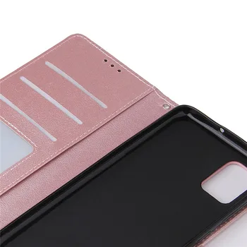 Denarnica Usnja Flip Case Za Samsung Galaxy A51 SM-A515 51 A01 A21 A41 A71 A81 A91 Knjiga Magnetno Kartico sim Telefon Kritje