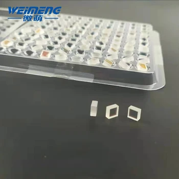Weimeng IDIS kristali 6*6*3 mm kvadratne oblike laser lečo optičnega bralnika za Tatoo odstranitev laser Tekočinski lepoto stroj objektiv