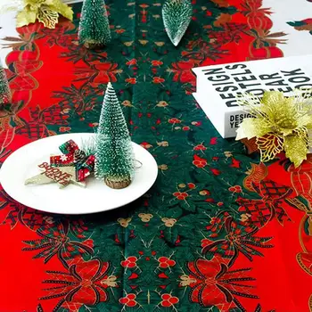 Božični Party Dekoracijo Prtom Hotel Tabela Božič Namizni Prt Za Domači Kuhinji Hotela Dekoracijo Prt