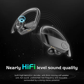 B11 Power LED Zaslon Bluetooth Slušalke V5.0 Brezžične Slušalke TWS Stereo Čepkov za Prostoročno uporabo Športne Slušalke Za iOS in Android