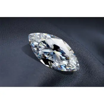 Szjinao Pravi Svoboden Moissanite Kamen 5*10 mm 1ct Karat Marquise Rezanje Odlično GRA Moissanite Za Nakit Diamantni Materiala