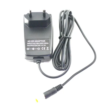 10PCS Visoko quaity EU Priključite AC DC adapter adapter doma steno napajanje 100-245V 9V 1A za ne-E-N-E-S a N-E-I kabel polnilnika