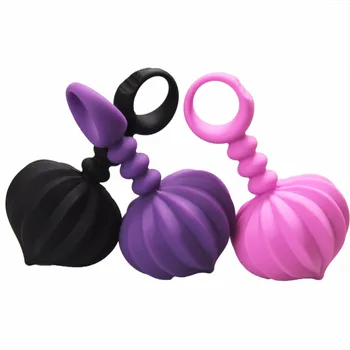 Veliko Analni žogo Butt Plug Silikonski Prilagodljiv big Analne Kroglice Sex igrače zamašek prst zanke Unisex Sex Igrače za moški Analni Užitek