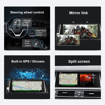 Qualcomm Snapdragon Avto Multimedijski Predvajalnik Za BMW 7 Series F01 F02 CIC NBT 2009-Android 10.0 Autoradio Navigacija glavna enota