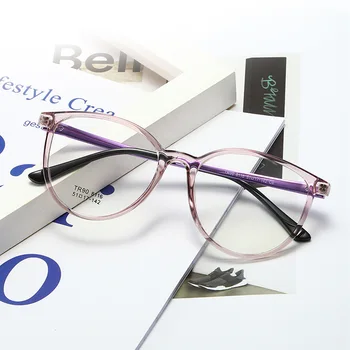 Iboode Optični Ultralahkih Krog Očal Okvir TR90 Moške in Ženske blagovne Znamke Oblikovalec Presbyopic Optičnih Slik Oculo