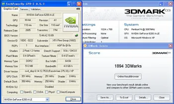 Grafična kartica GeForce 6200 A-Le namizje APG 8x vmesnika grafične kartice 6200A-Le APG 512M 1pcs brezplačna dostava