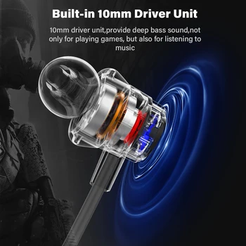 Dacom GH02 Gaming Slušalke Bluetooth Igralec aptX Super Bass Brezžične Slušalke Slušalke z Mikrofonom RGB LED Luč za Mobilni Telefon