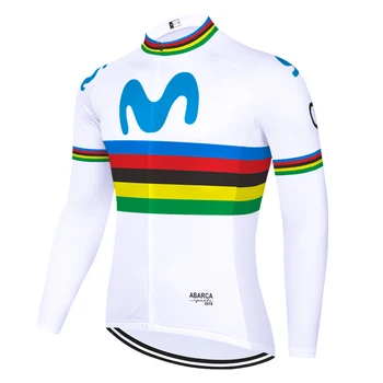 2020 ekipa kolesarska majica mens movistar kolesarski dres poletje pomlad quick dry Izposoja Kolesarske Dihanje camisa de ciclismo