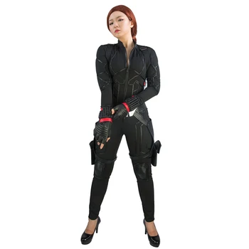 XCOSER Natasha Endgame Black Widow Cosplay Kostum Celoten Sklop Nove blagovne Znamke PU Bombaž Kul Halloween Party Cosplay Kostum Za Ženske