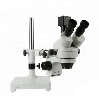 7X-45X Zoom Trinocular Mikroskop z 0.5 X 2.0 X Pomožni Cilj Objektiv LED Luč Za PCB pregled IC Žetonov Telefon Popravila