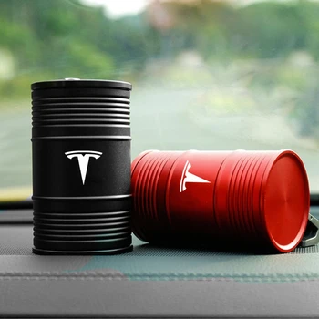 Za Tesla Model 3 Model X Model S Model Y Aluminij Zlitine Avto, Pepelnik z Vrtljivim Pokrovom Visoko zaviralci Gorenja Prenosni Pripomočki
