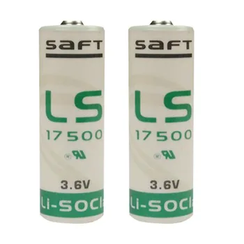 Veliko 2pcs postavitev temeljev saft LS17500 LS 17500 ER17500 3,6 V 1100mAh, ki Niso predvidene za polnjenje PLC Litijeva Baterija za Objekt, Oprema, Rezervni Generični