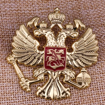 Ruski državni grb Značko dva-vodi dvojni orel zlato